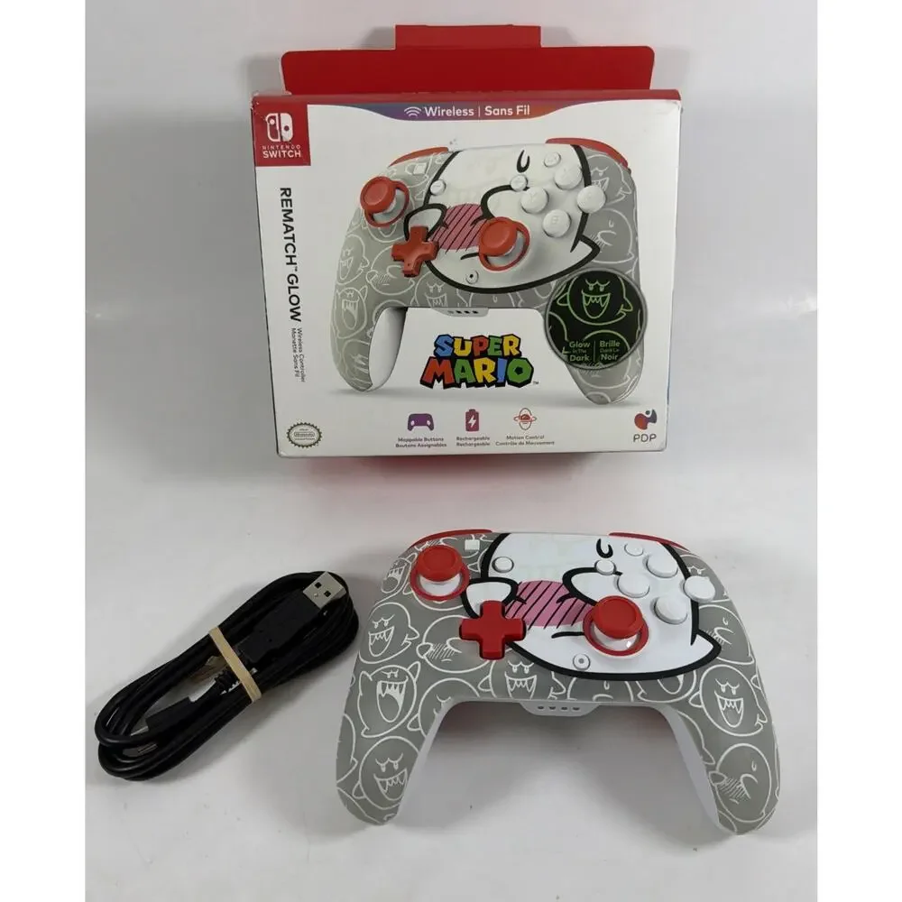 REMATCH GLOW Wireless Controller for Nintendo Switch - Open Box